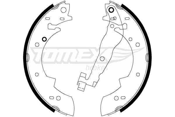 Sada brzdových čeľustí TOMEX Brakes